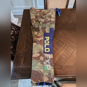 Polo Camo Terrain size 38 cargo pants worn once dry cleaned